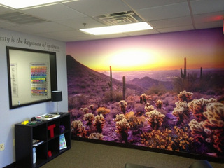 How are vinyl wall murals made