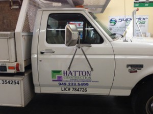 Fleet Vehicle Truck Lettering Programs Orange County