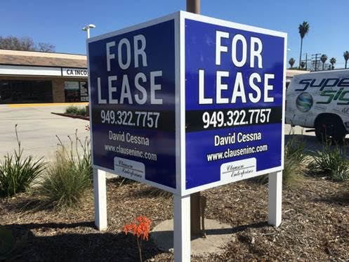 Commercial Real Estate Signs in Orange County CA
