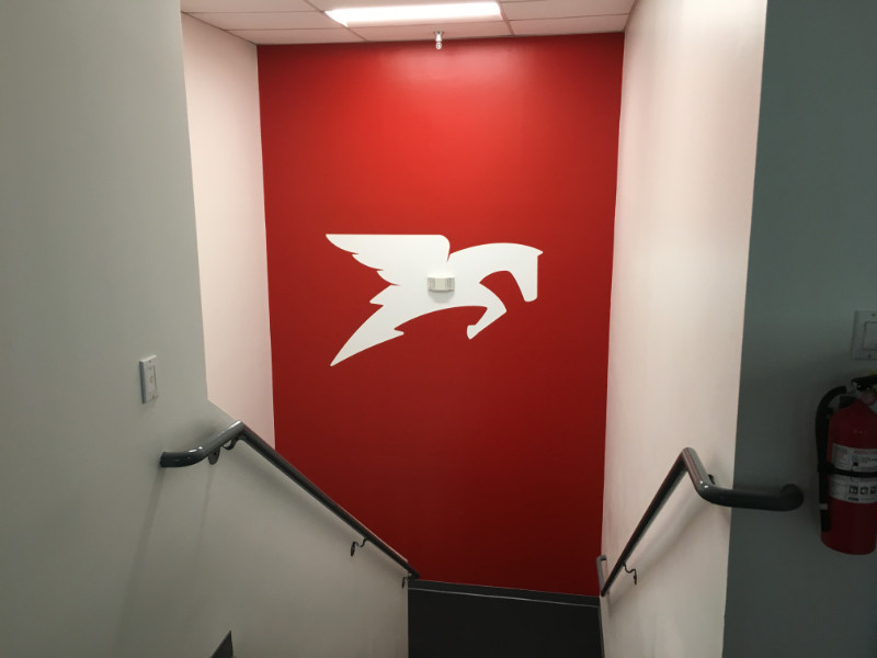 wall graphics and wall decals for the corporate offices in Santa Fe Springs
