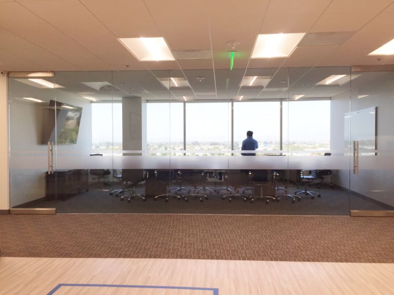 Frosted Window Graphics for Conference Rooms in Anaheim CA