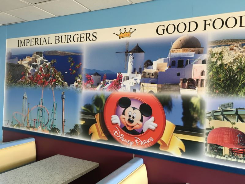 Vinyl Wall Wraps for Restaurants in Orange County CA