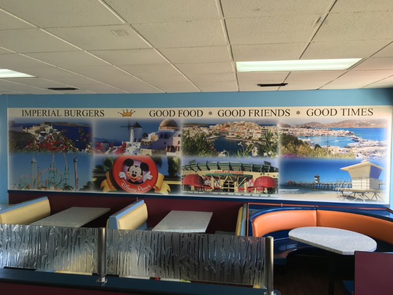 Printed Wallpaper for Restaurants in Orange County CA