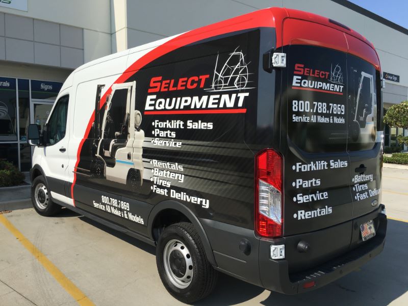 Ford Transit Sprinter Van Wraps in Orange County CA