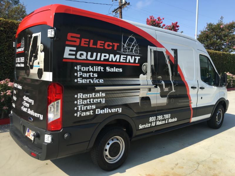 Ford Transit Van Graphics in Orange County CA