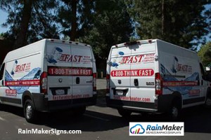 Contractor-Fleet-Van-Wraps-Fast-Water-Heater-RainMaker-Signs-Bothell-WA