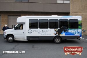 Senior Community Shuttle Bus Graphics