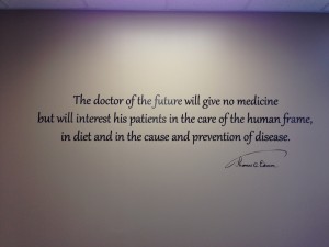 tri med quote wall