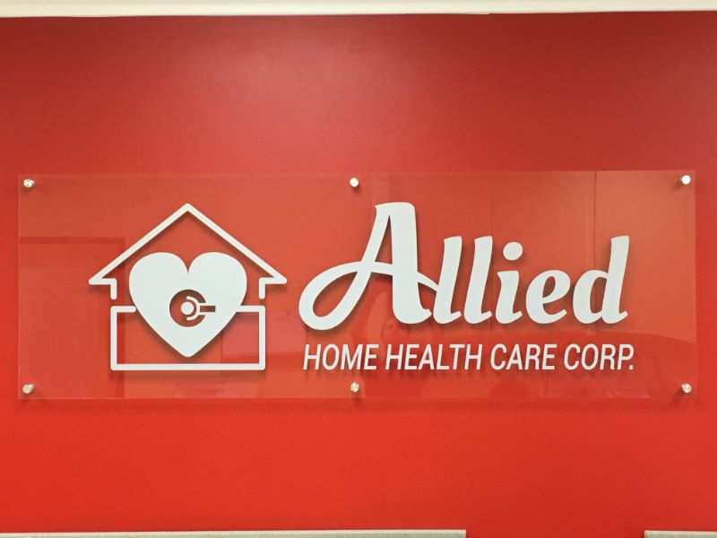 signs and graphic design services for health care businesses