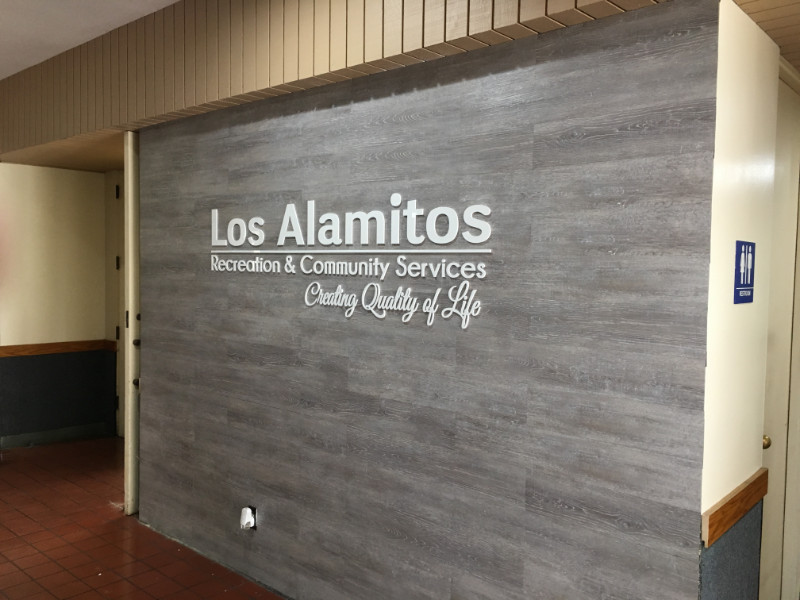 3D Lobby Wall Sign for Los Alamitos