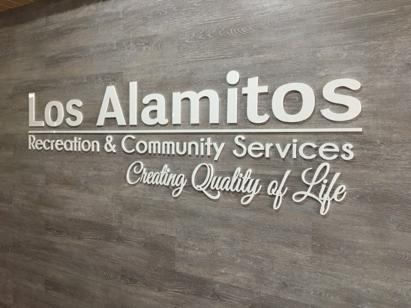 3D Lobby Wall Sign for Los Alamitos