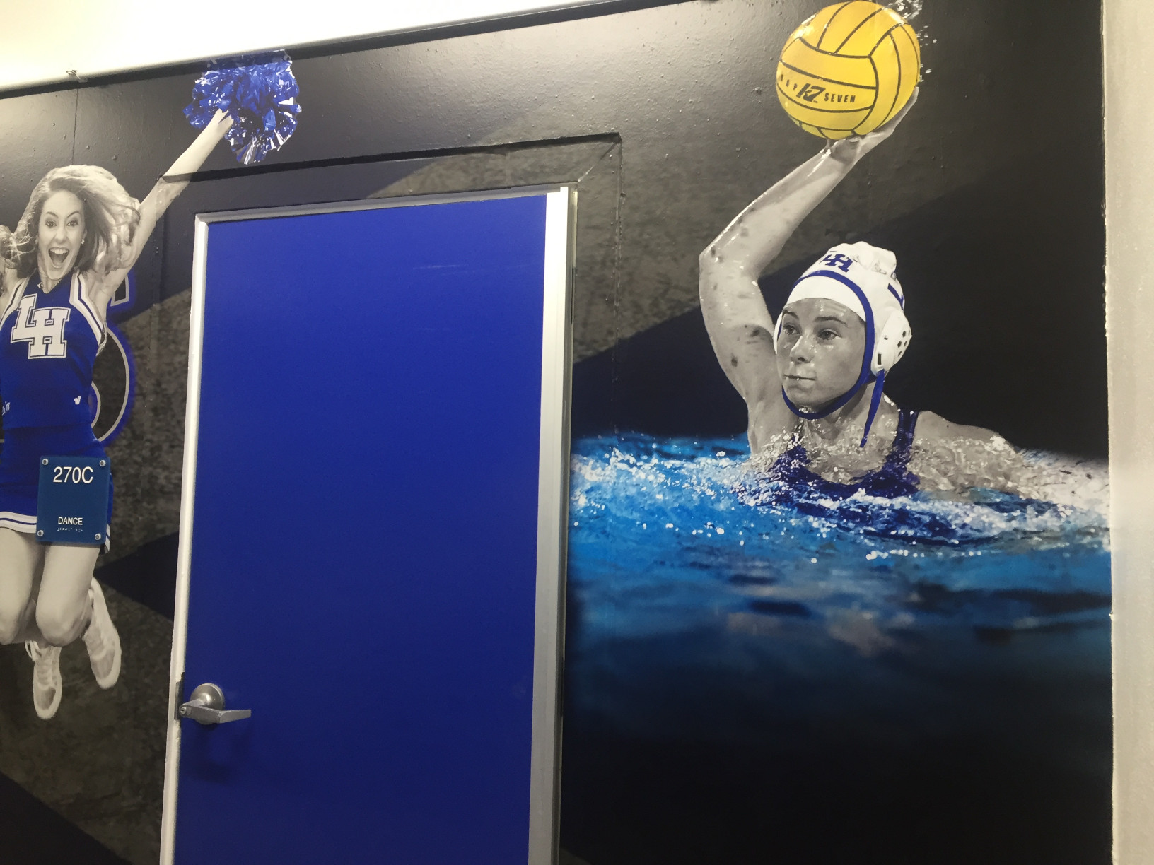 Custom Printed Wall Murals for High School Athletics in Orange County