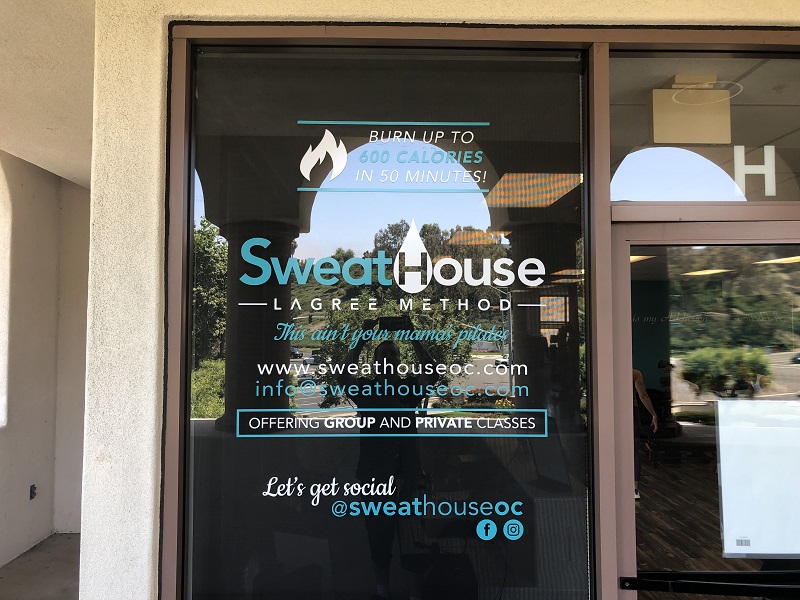 updated window graphics in Mission Viejo CA