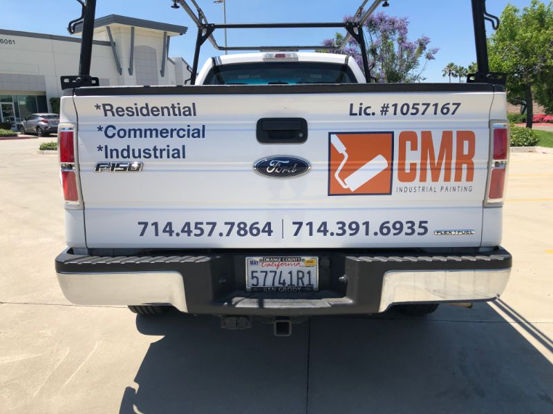 truck decals and lettering in Fullerton