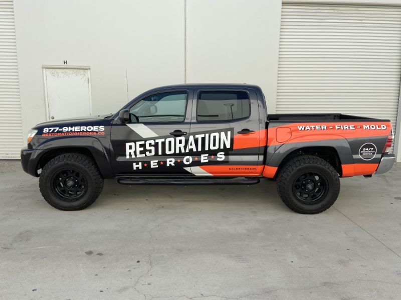 commercial truck wraps in Orange County CA