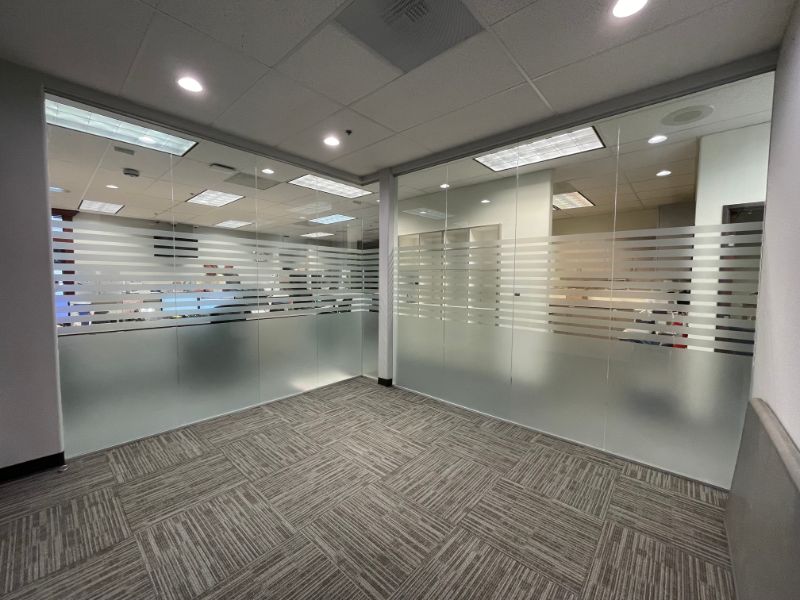 privacy film for office glass walls in Orange County CA