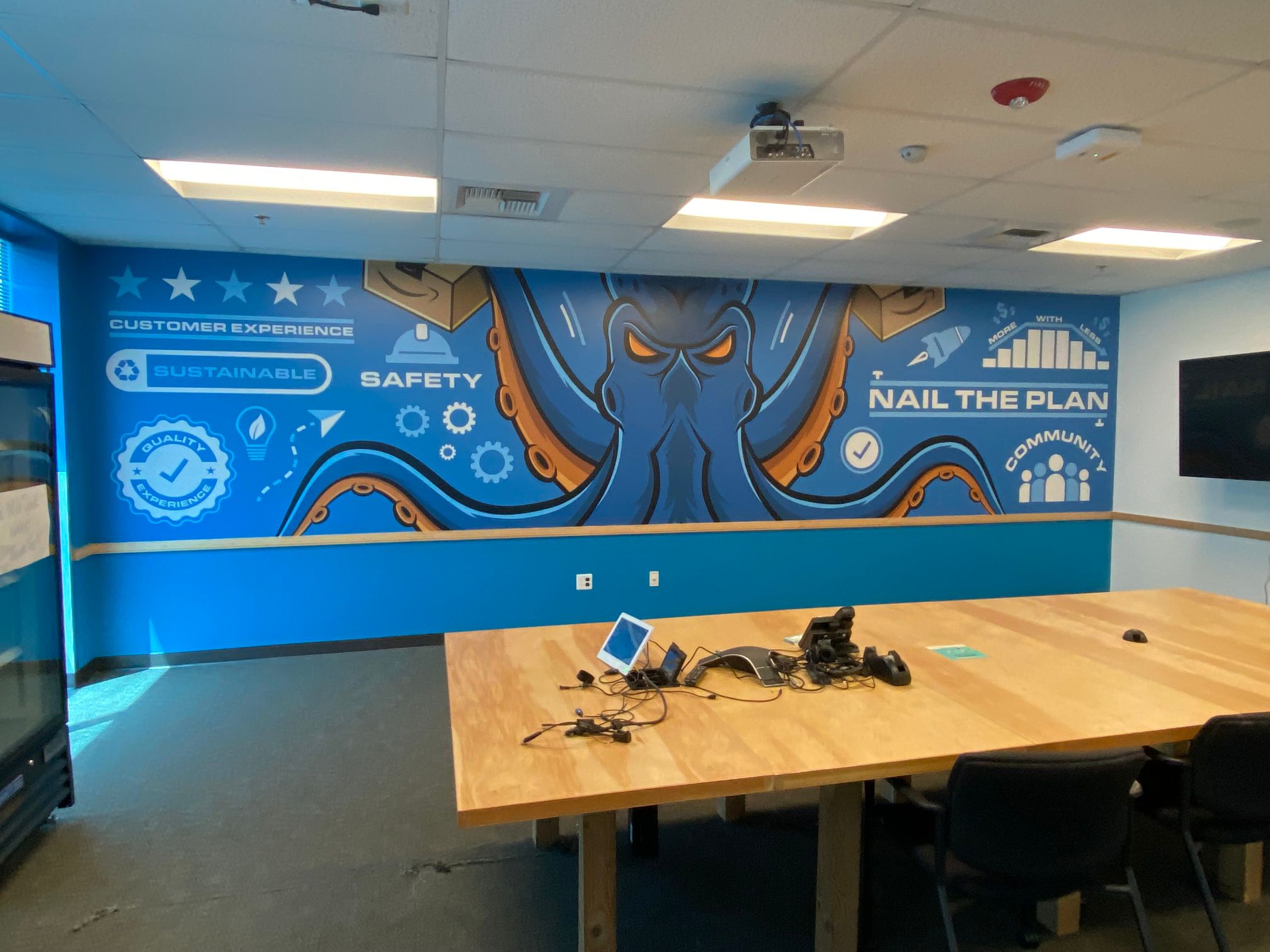 office wall graphics decals, and murals in Long Beach CA