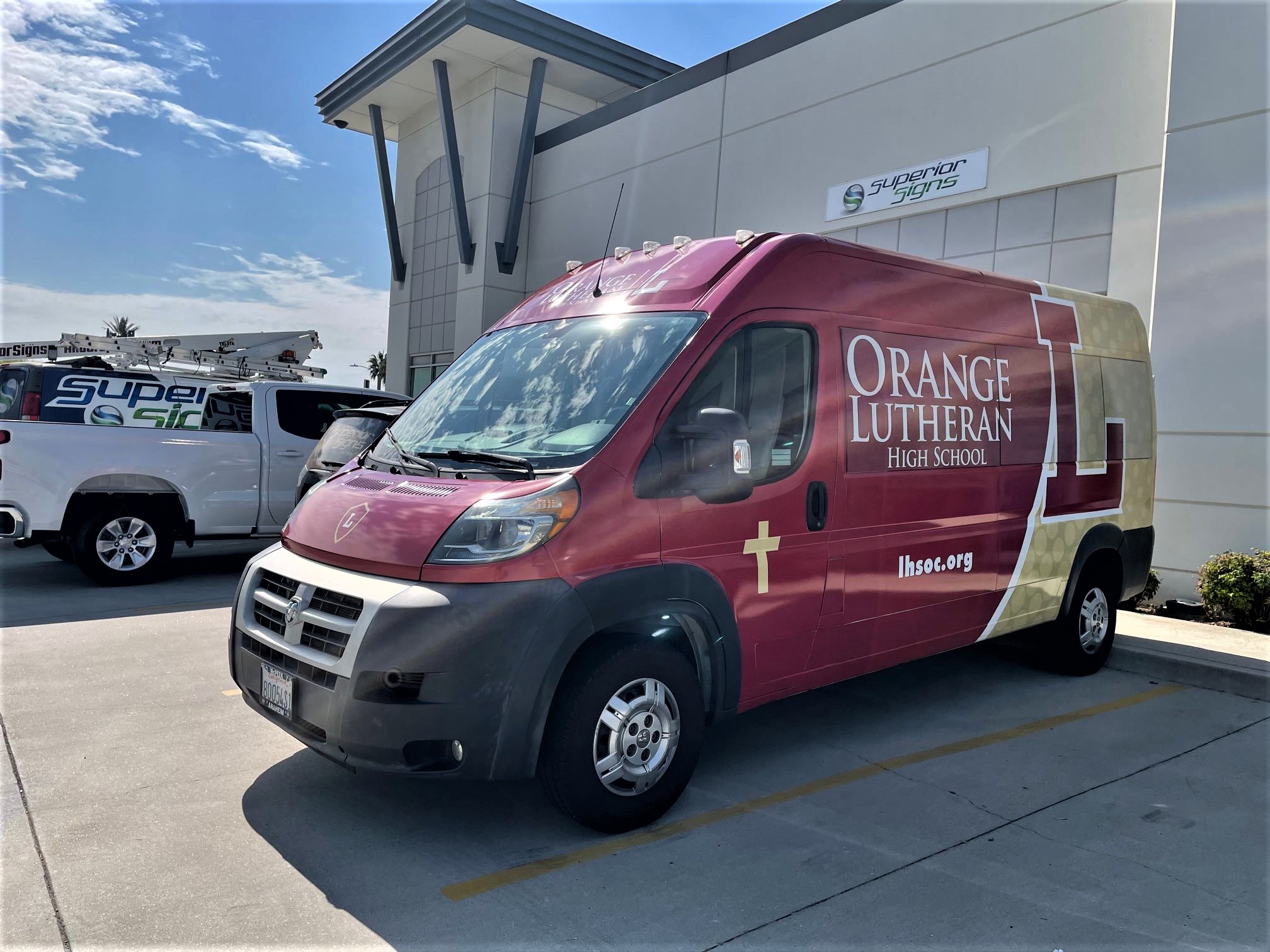3M Sprinter Van Wraps for Schools in Orange County CA Promote School Loyalty