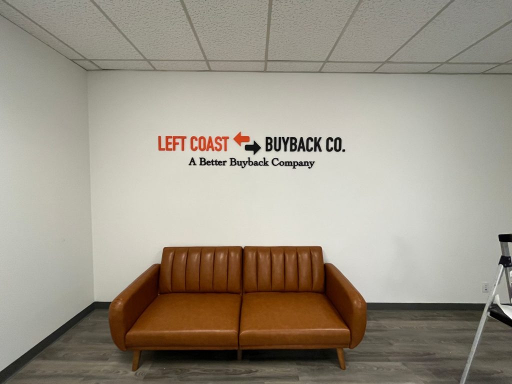Lobby Logo Signs for Offices in Irvine CA Welcome Employees and Visitors