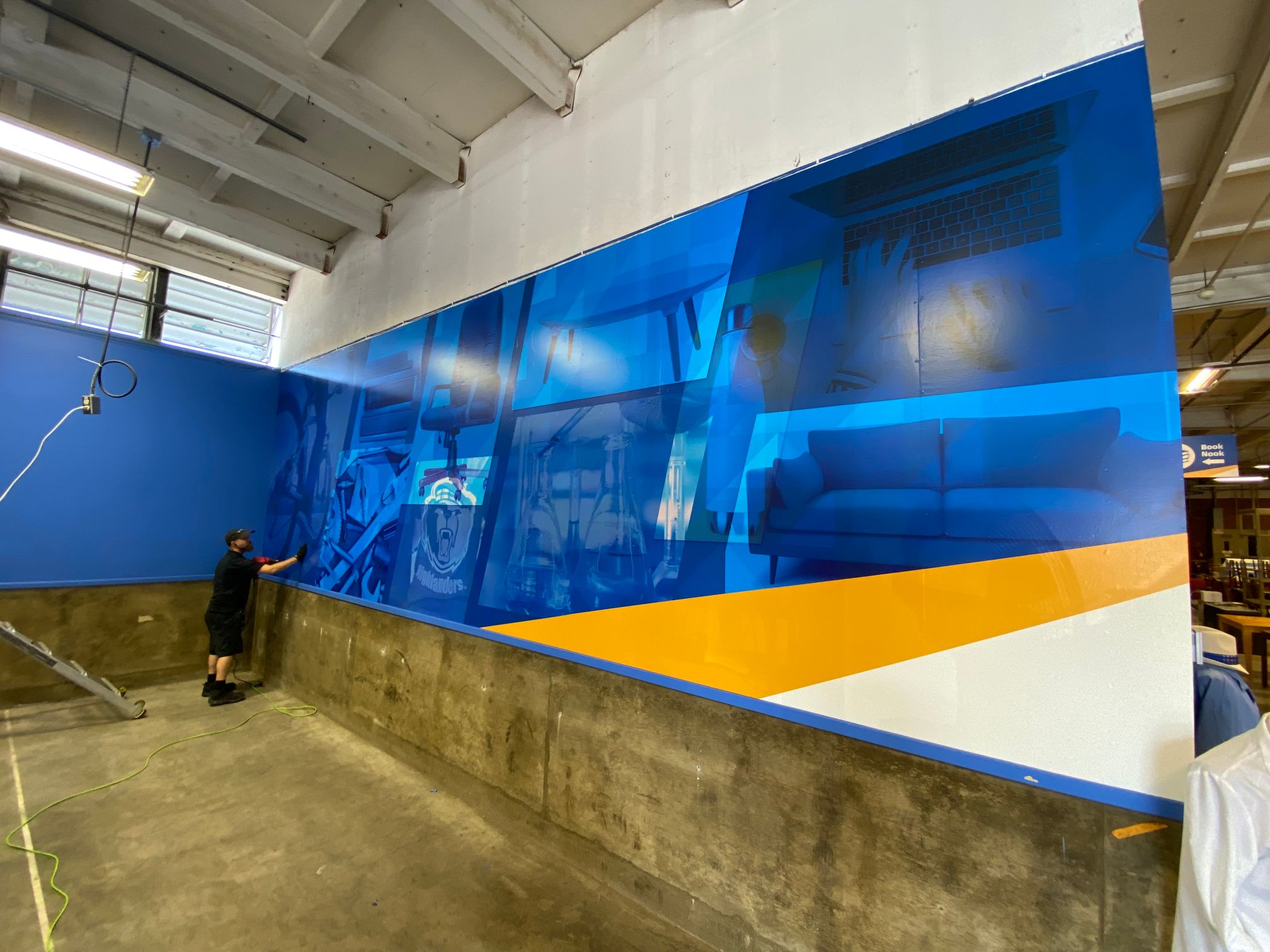 Interior Wall Graphics and Murals for Universities in Los Angeles, California