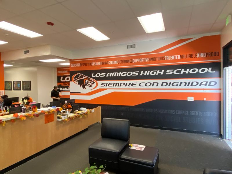 Custom Wall Graphics and Murals for Schools in Orange County, California!
