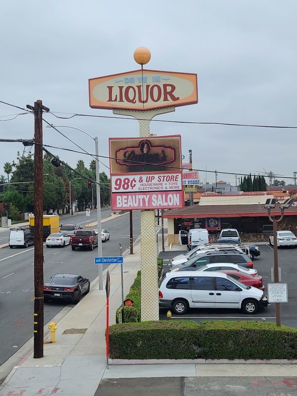 New Translucent Sign Faces Give Old Pylon Sign a Makeover in Norwalk CA