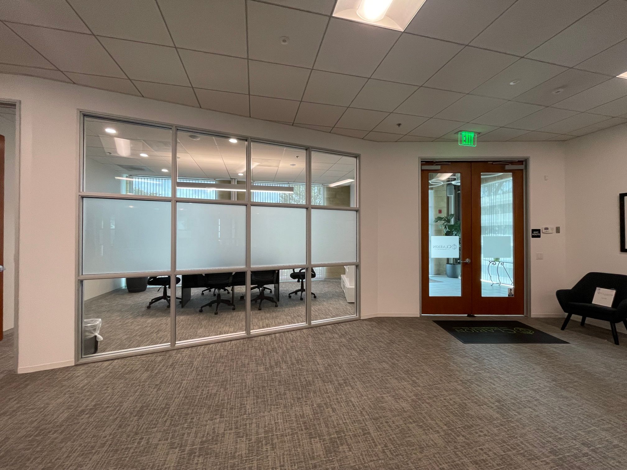privacy film for conference room glass in irvine, ca