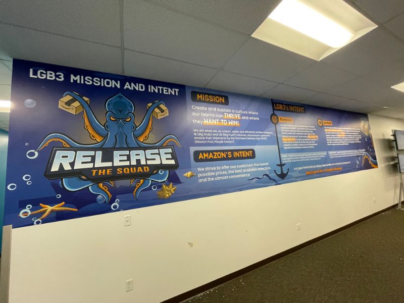 mission statement wall graphics in riverside county, ca