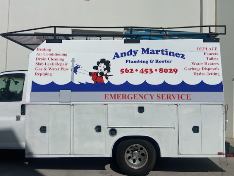 decals and lettering for commercial vans in orange county, ca