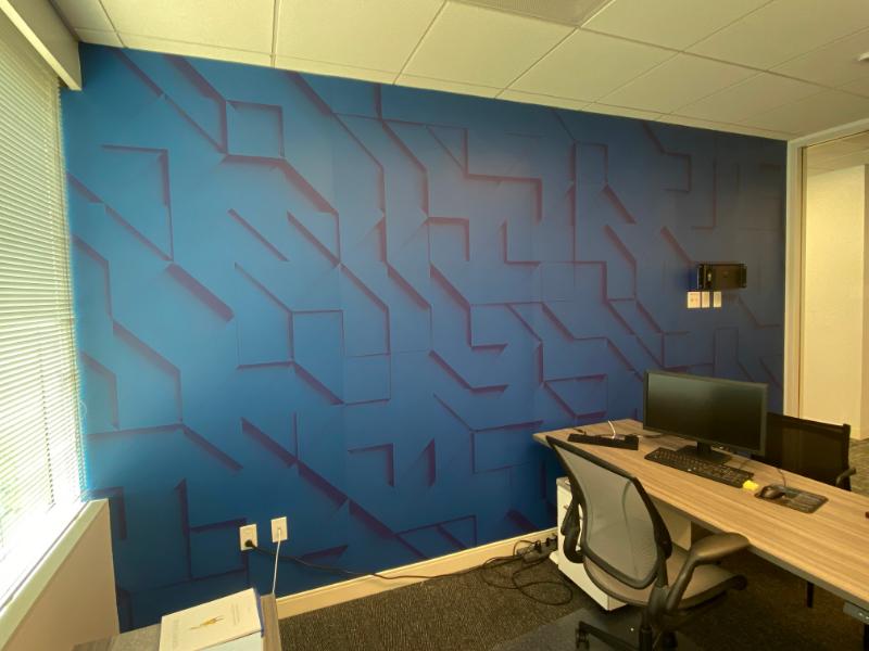 custom printed wallpaper for offices in orange county, ca