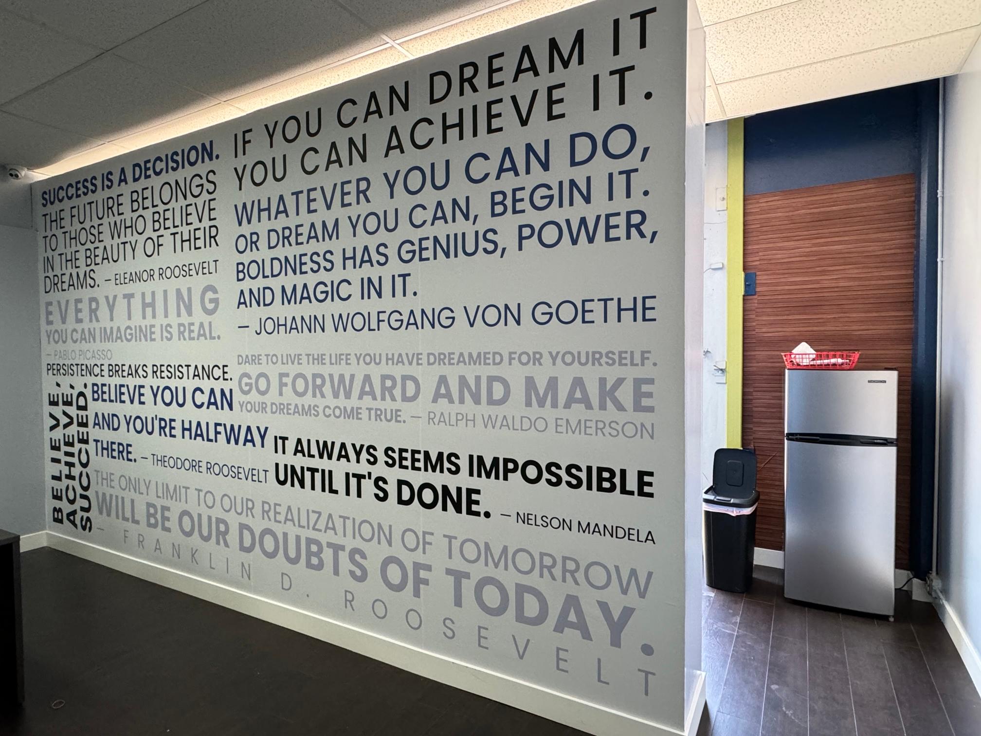 office word wall graphics in buena park, ca
