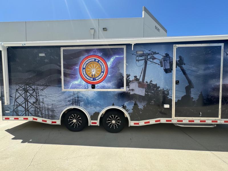 vinyl wraps and graphics for utility trailers in los angeles, ca