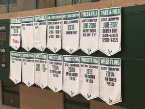 Banners for La Costa Canyon High School Gym