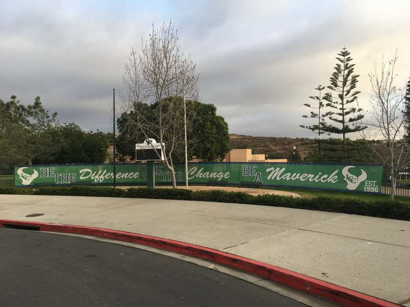 Entry Fence Banners For La Costa Canyon School Carlsbad Ca