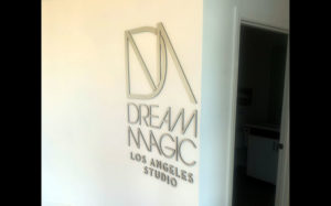 acrylic dimensional letter lobby logo sign