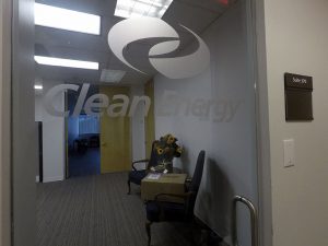 Etched glass vinyl
