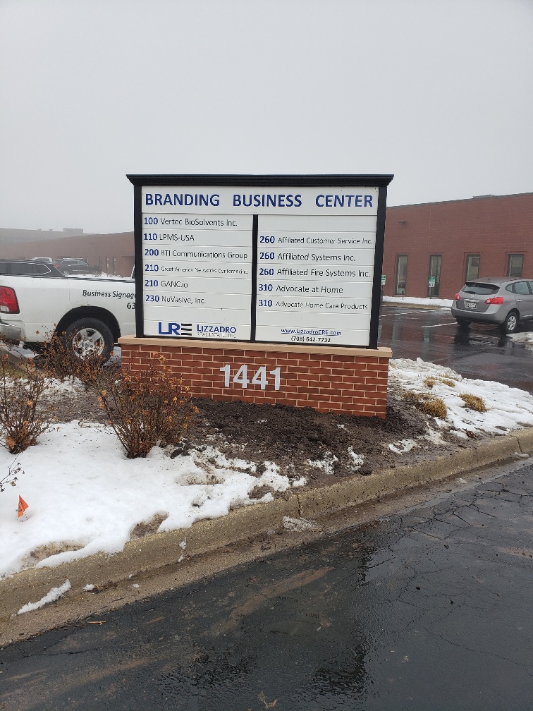Monument Signs for Industrial Parks in Downers Grove IL