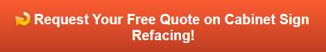 Free quote on cabinet sign refacing