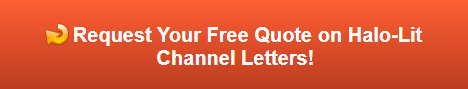 Free quote on halo-lit channel letters