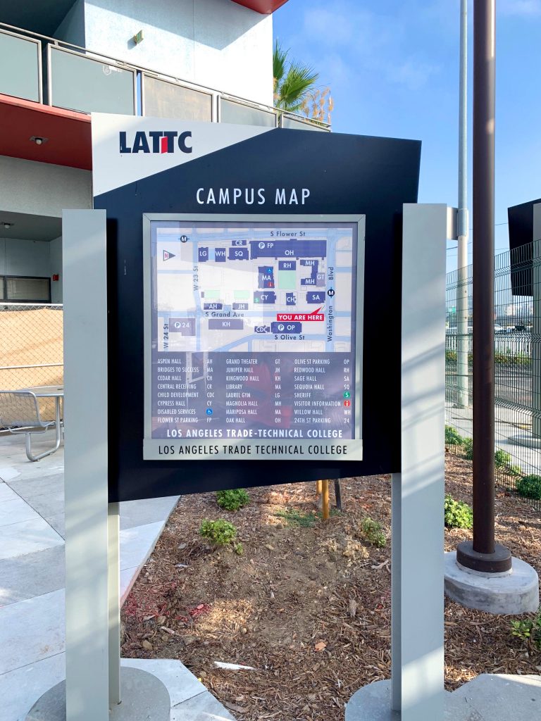 San Diego CA: Directory Signs for College Campuses