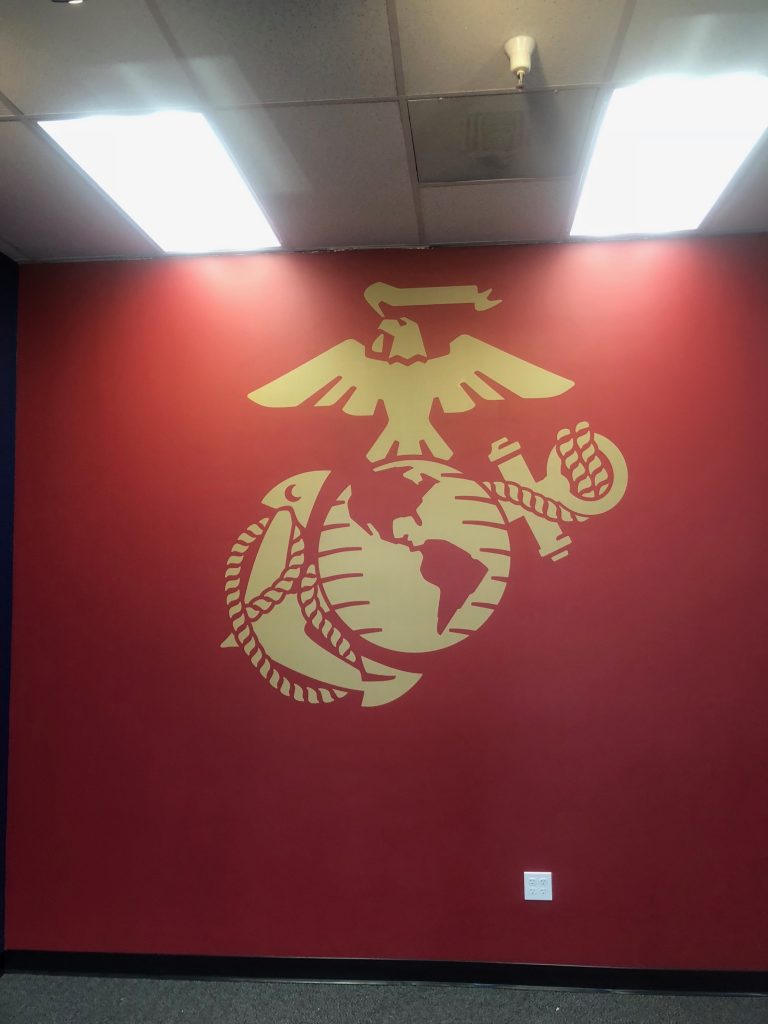 Marine wall graphics in Escondido CA