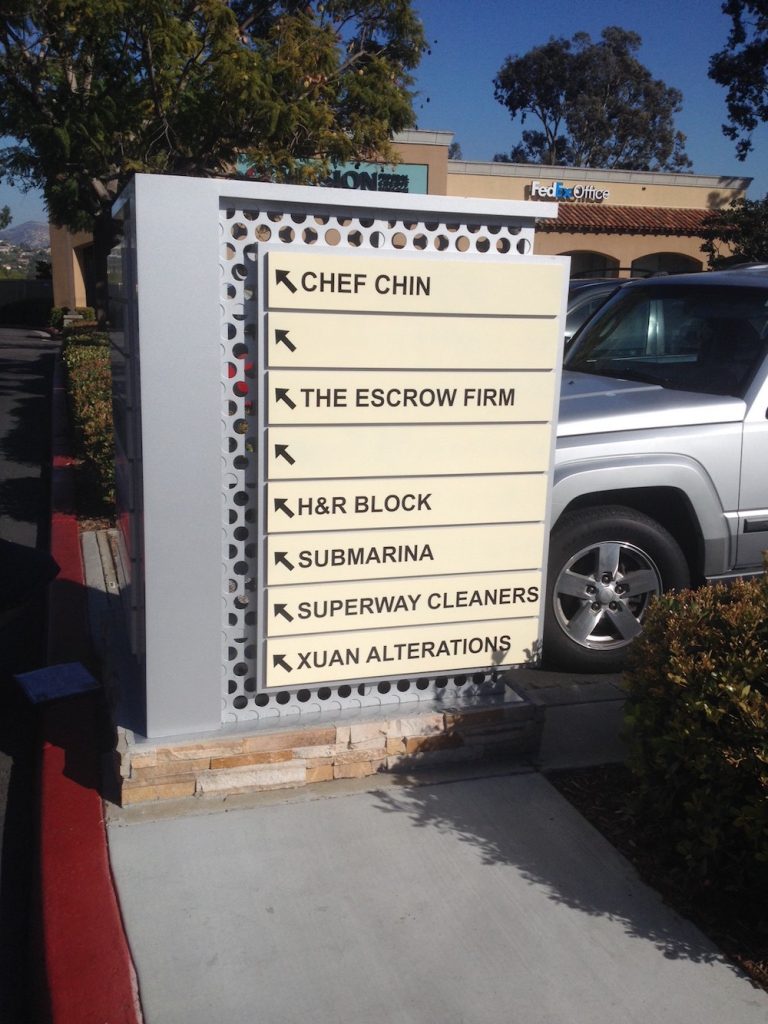 Property Management Tenant Panel Signs in Escondido CA