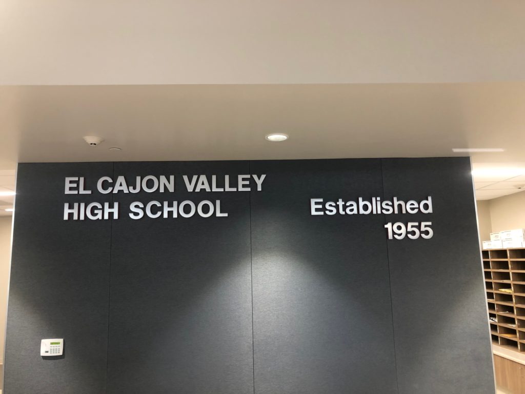 sign ideas for schools in San Diego County CA