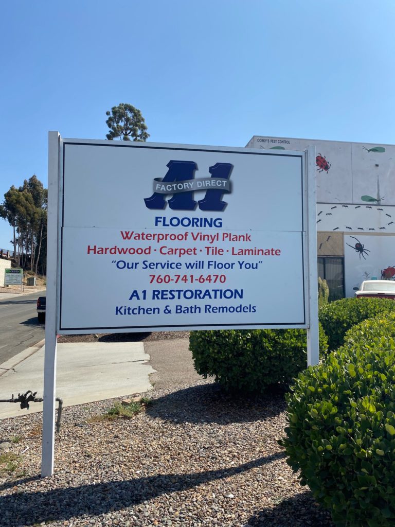 Refurbished signs in Escondido CA