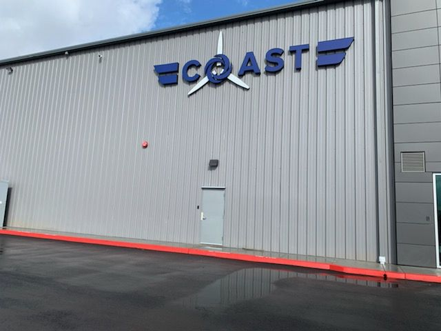 New Channel Letters for San Diego Aircraft Sales and Management Center