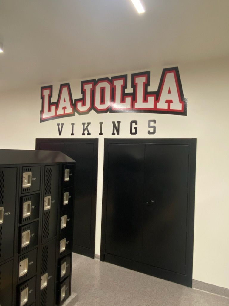 Vinyl Wall Graphics for La Jolla Schools Boost Student-Athlete Enthusiasm
