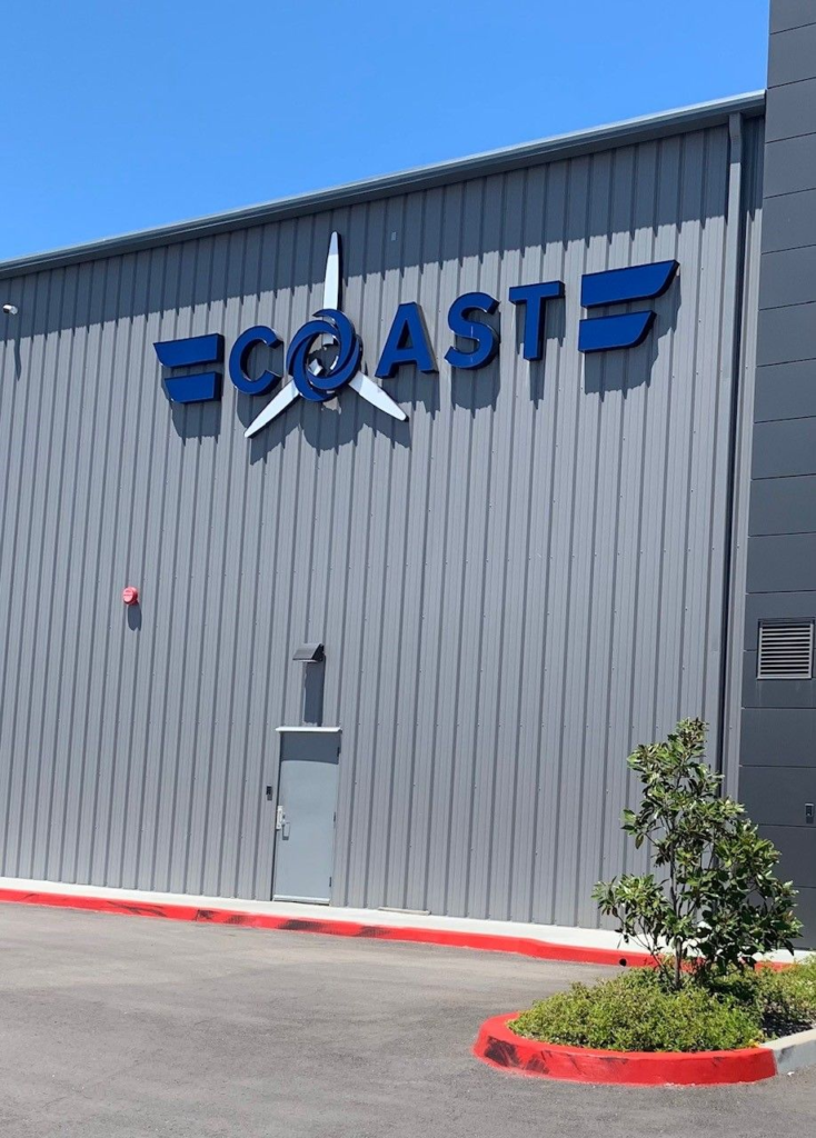New Channel Letters for San Diego Aircraft Sales and Management Center