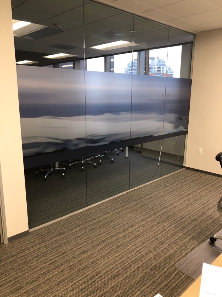 Vinyl Window Graphics for Office Privacy in SoCal