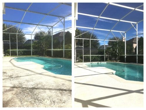 DO YOUR POOL ENCLOSURE SCREENS AND STRUTS LOOK GRUNGY?