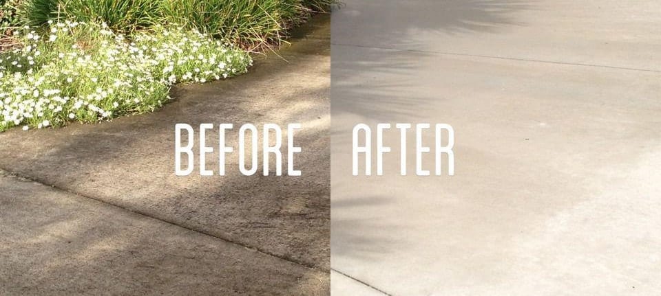 CONCRETE HARDSCAPES NEED CLEANING TOO